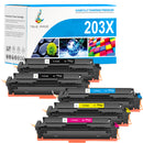 4x zamiennik tonera do HP 203X CMYK