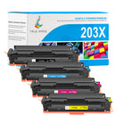 4x Zamiennik tonera do HP 203X BKCYM