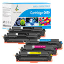 4x zamiennik tonera do Canon 067H CMYK z chipem