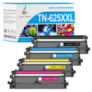 4x zamiennik tonera do Brother TN625 TN625XL TN625XXL CMYK